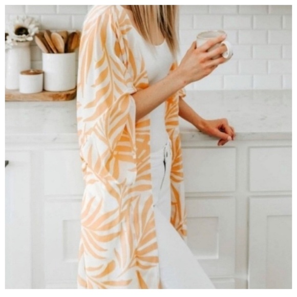 Maison Du Soir The Magnolia Luxe Robe Swimsuit Cover M/L - Picture 1 of 12